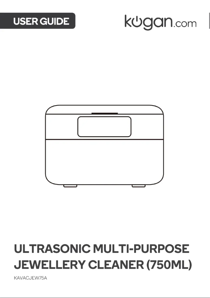 Page n°1 - Manuel utilisateur Kogan KAVACJEW75A