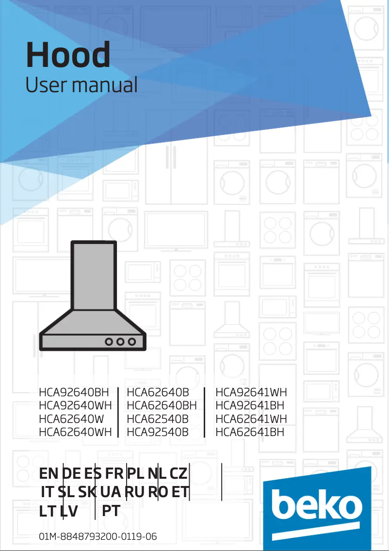 Image de la première page du manuel de l'appareil HCA92641BH