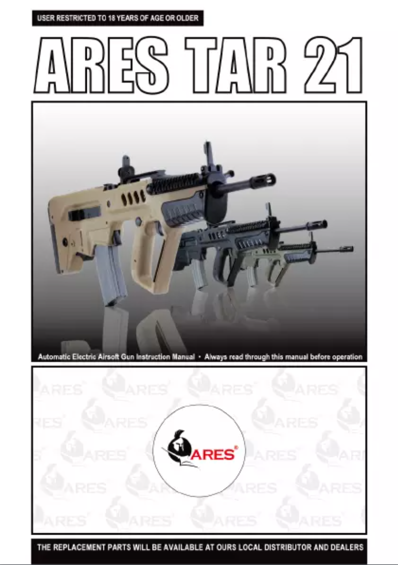 Page n°1 - Manuel utilisateur Ares TAR 21