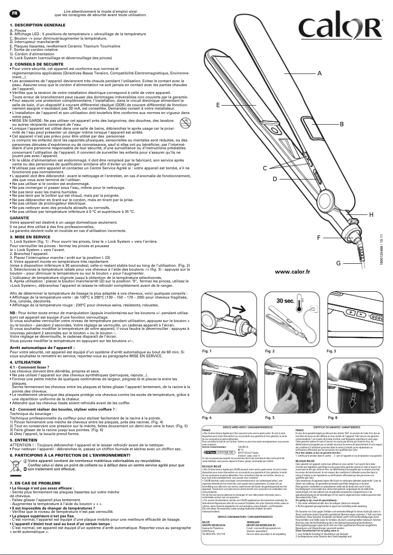 Image de la première page du manuel de l'appareil SF6012