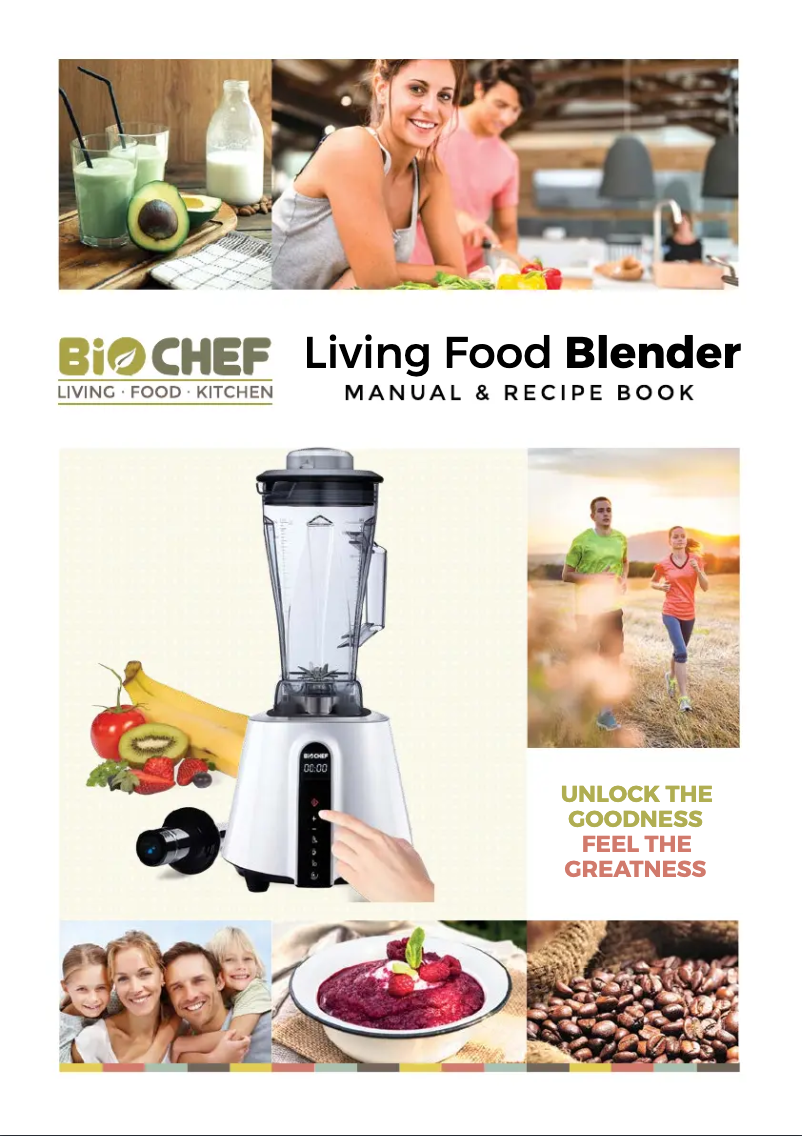 Page n°1 - Manuel utilisateur BioChef Living