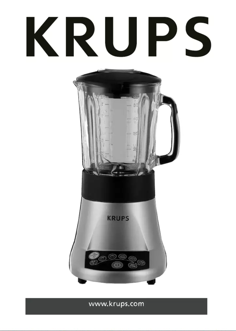 Page n°1 - Manuel utilisateur Krups Freshmix KB710D