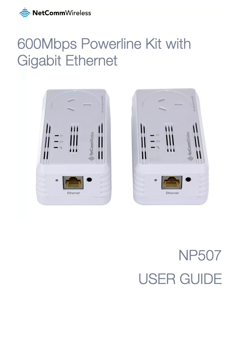 Image de la première page du manuel de l'appareil NP507