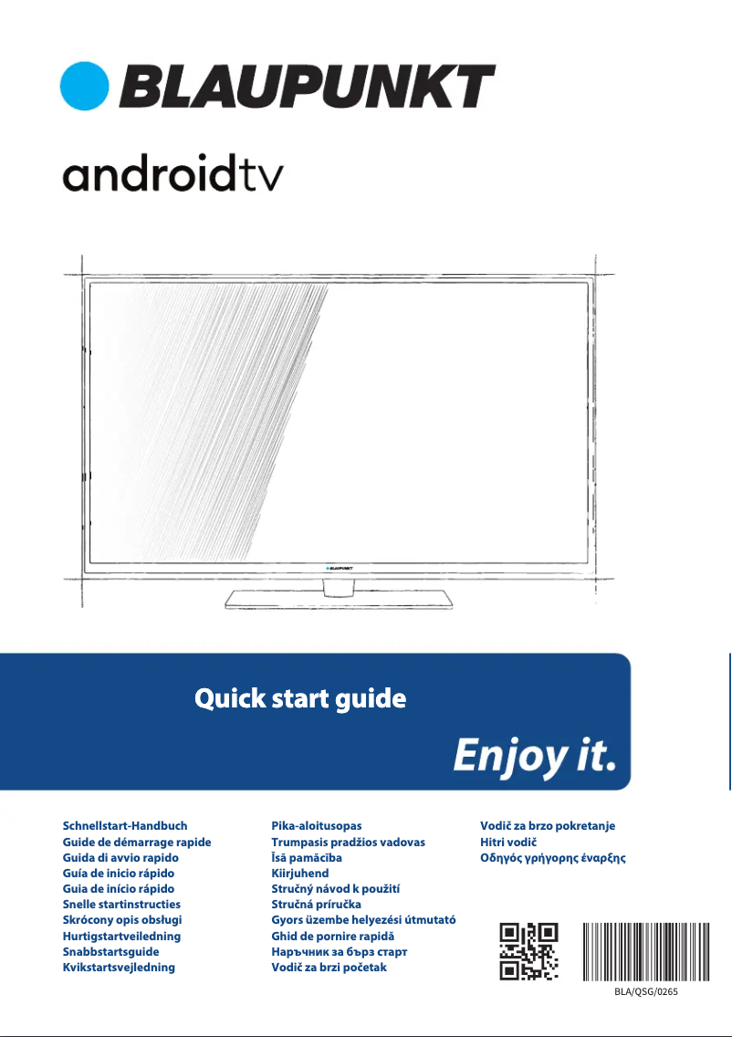 Page 1 de la notice Manuel utilisateur Blaupunkt BA40F4132LEB