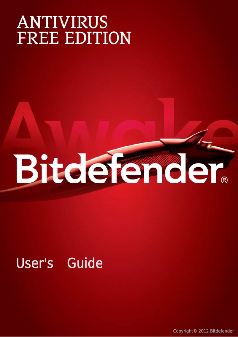 Page 1 de la notice Manuel utilisateur Bitdefender Antivirus Free Edition
