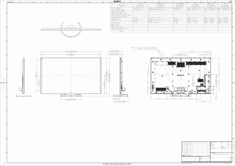 Page n°1 - Guide d'installation Sony Bravia XBR-65HX950