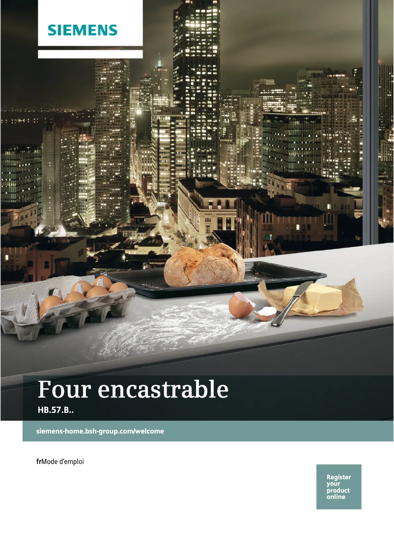 Page n°1 - Manuel utilisateur Siemens HB257ABS0