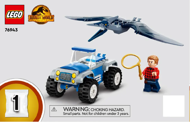 Página 1 del manual Instrucciones visuales Lego Jurassic World 76943