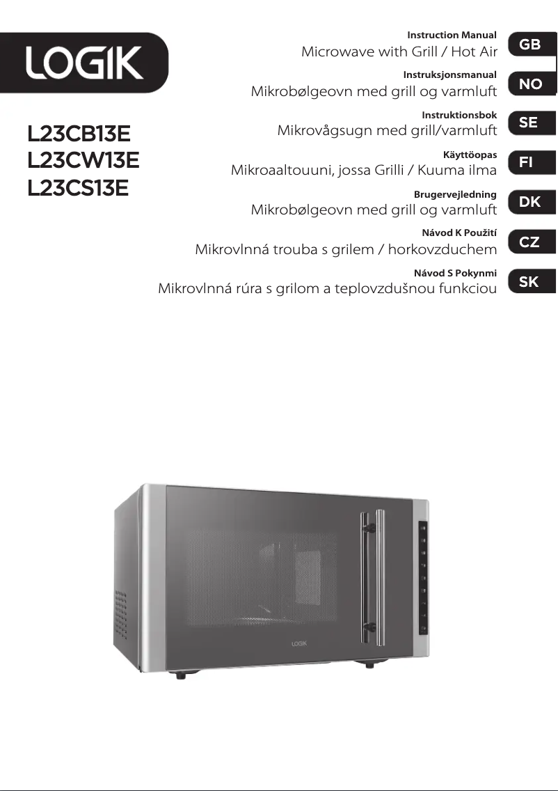 Imagen de la primera página del manual del dispositivo L23CB13E