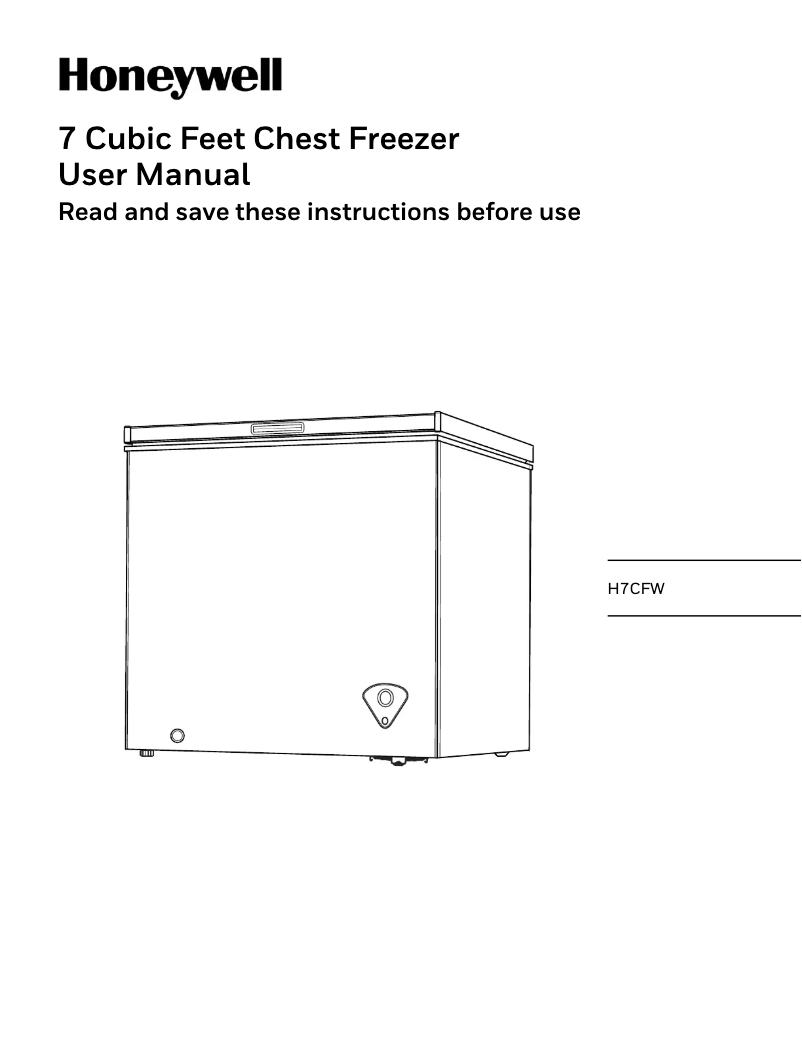 Page 1 de la notice Manuel utilisateur Honeywell H7CFW