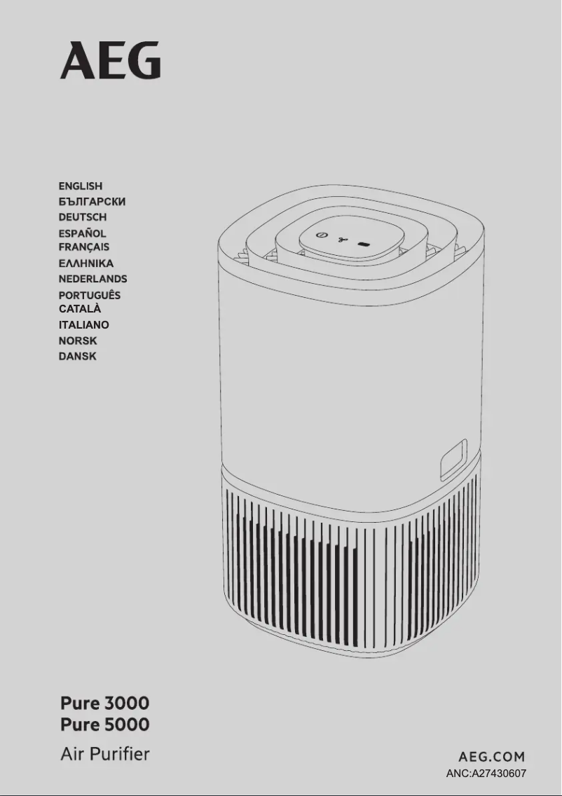 Page n°1 - Manuel utilisateur AEG Pure 5000
