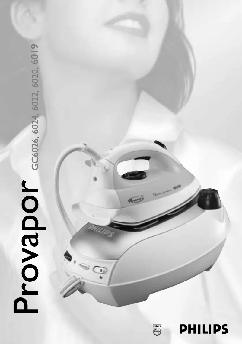 Image de la première page du manuel de l'appareil Provapor GC6020