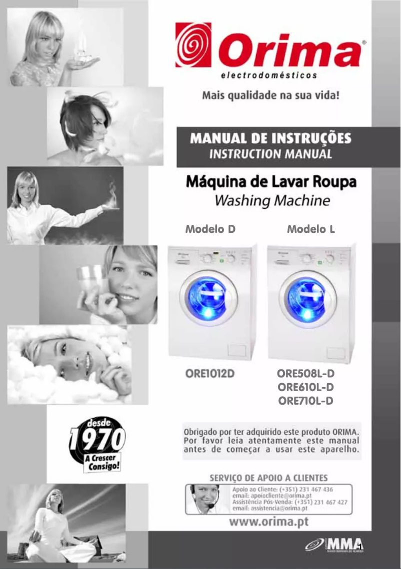 Page 1 de la notice Manuel utilisateur Orima ORE 1012 D