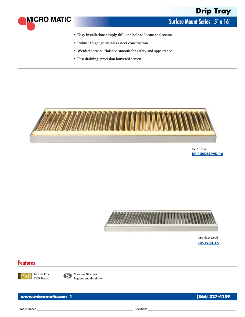 Image de la première page du manuel de l'appareil DP-120D-16