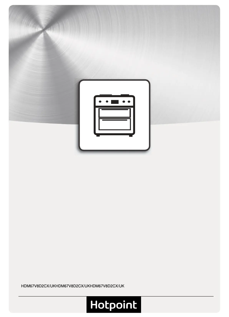 Page 1 de la notice Instructions / montage Hotpoint HDM67V8D2CX/UK