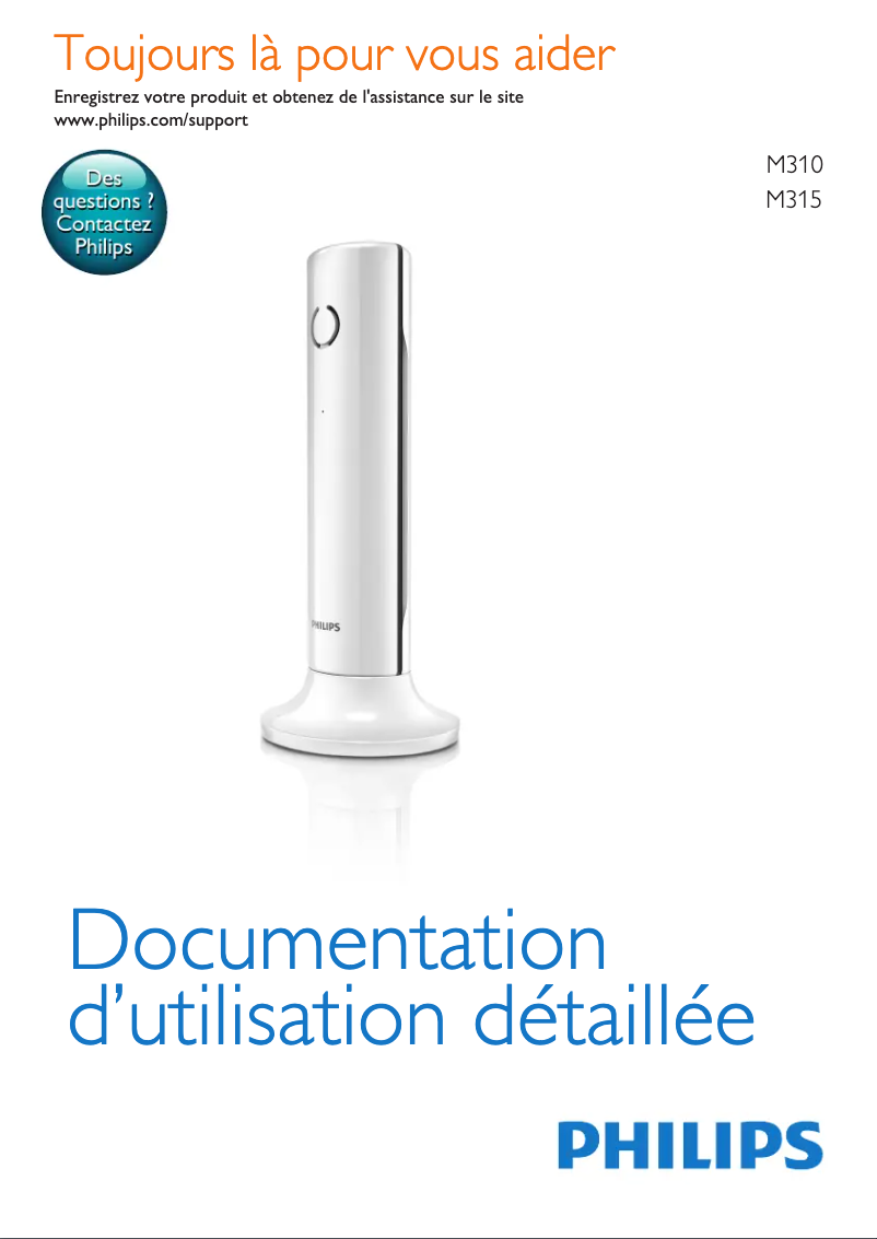 Page n°1 - Mode d'emploi Philips Linea M315