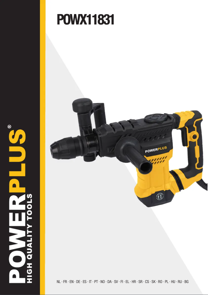 Image de la première page du manuel de l'appareil POWX11831