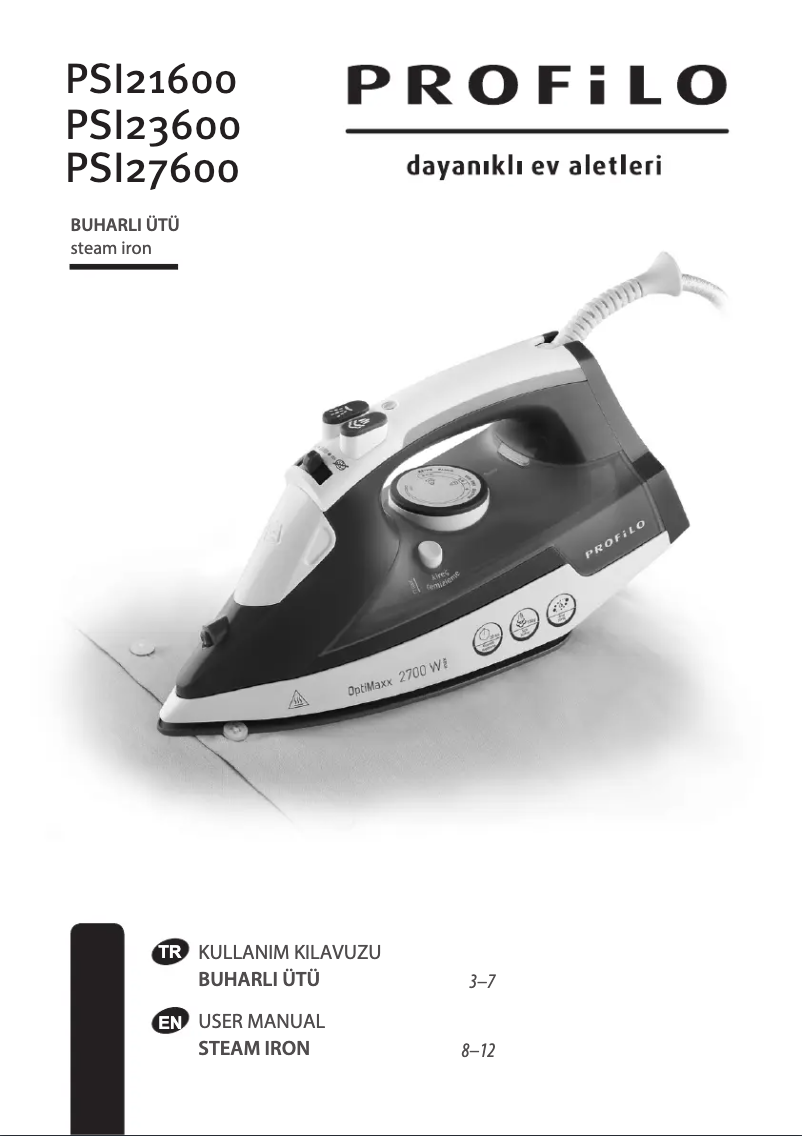 Image de la première page du manuel de l'appareil PSI21600