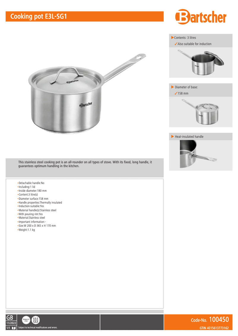 Image de la première page du manuel de l'appareil E3L-SG1