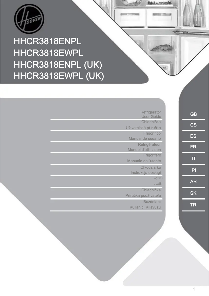 Page n°1 - Manuel utilisateur Hoover HOBT7719EW