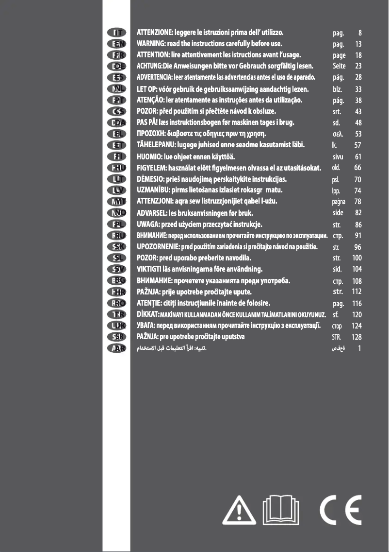 Page 1 de la notice Manuel utilisateur Lavorwash STM 160 WPS