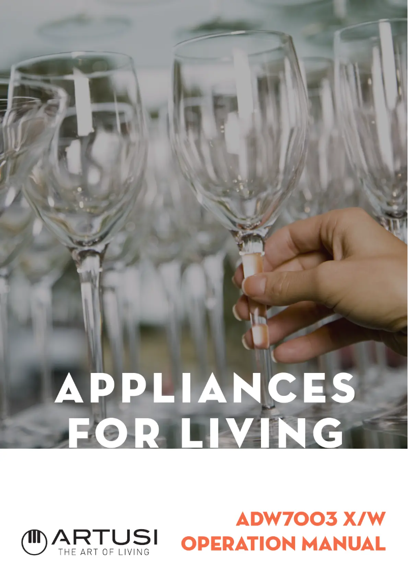 Page 1 de la notice Manuel utilisateur Artusi ADW7003