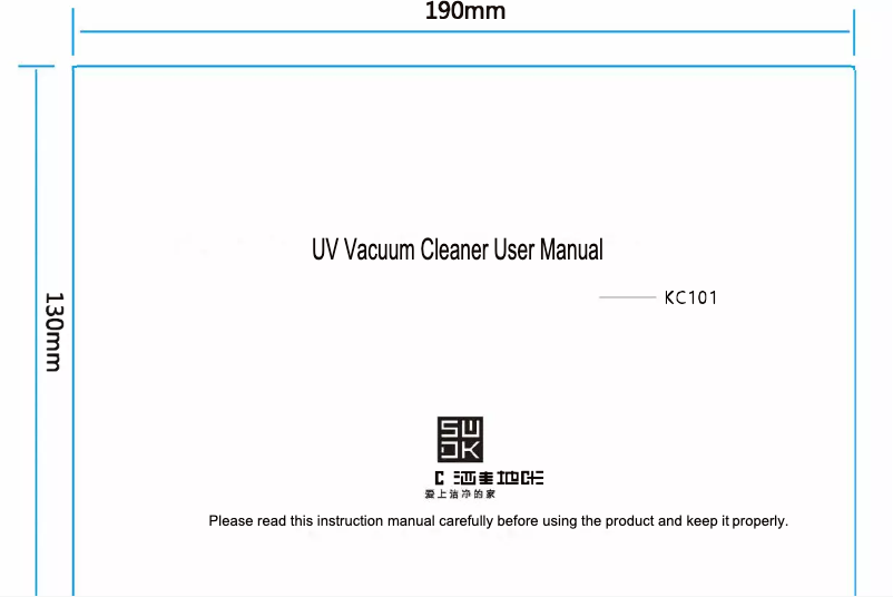 Page n°1 - Manuel utilisateur Xiaomi Deerma UV