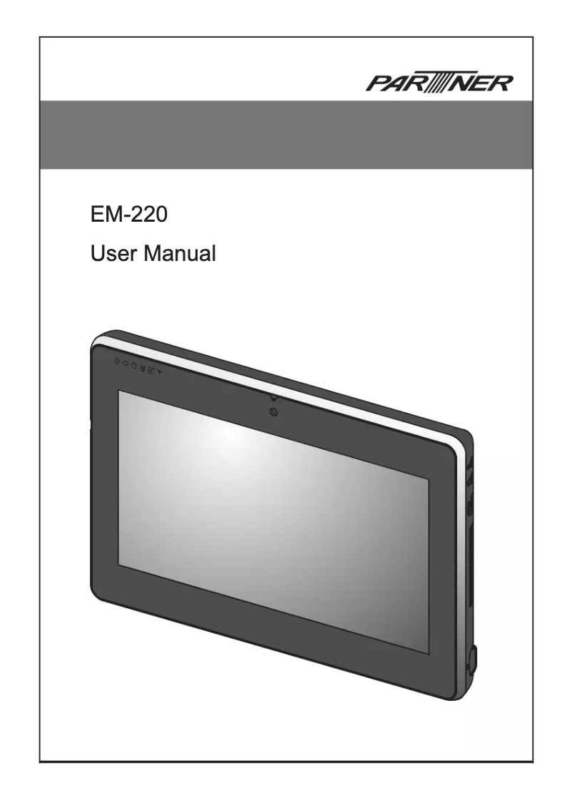 Page 1 de la notice Manuel utilisateur Partner Tech EM-220