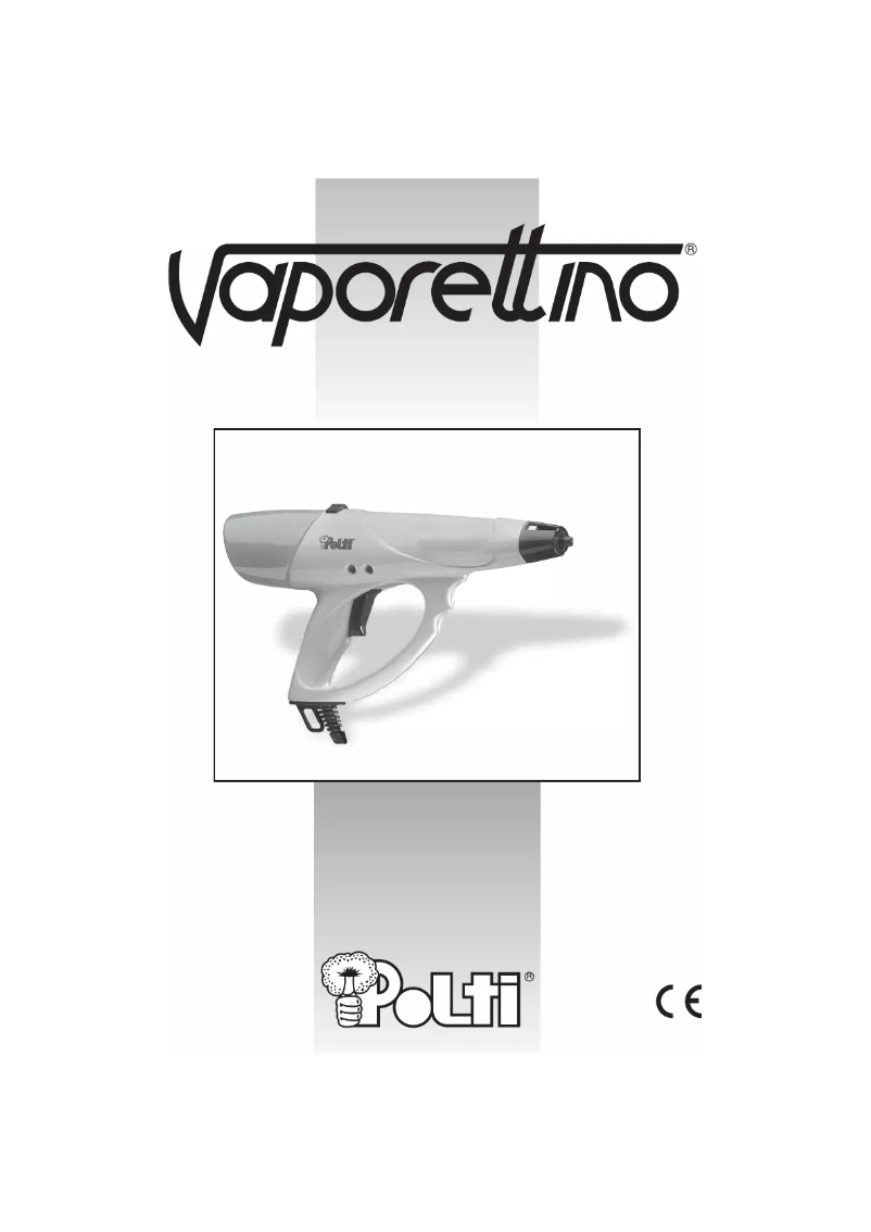 Image de la première page du manuel de l'appareil Vaporettino