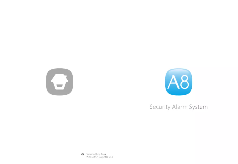 Image de la première page du manuel de l'appareil CG-A8
