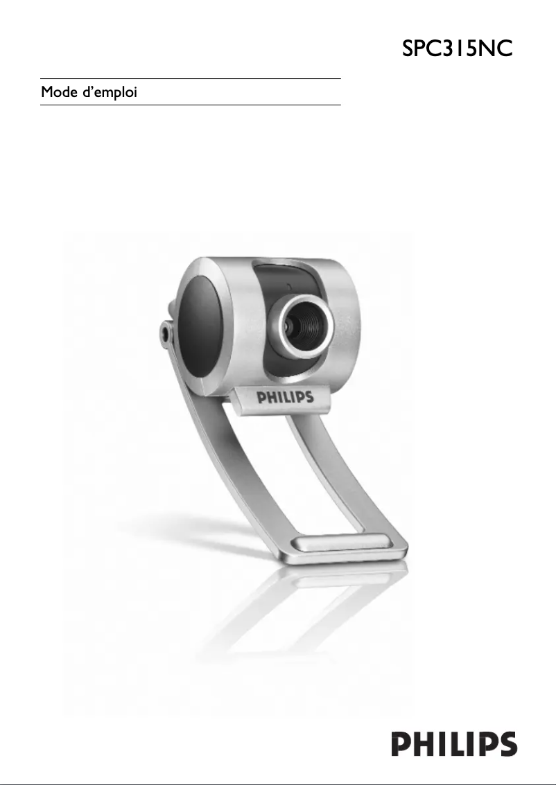 Page 1 of the manual User Manual Philips SPC315NC