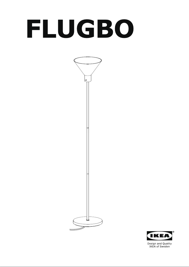 Page 1 de la notice Manuel utilisateur Ikea FLUGBO 505.083.60