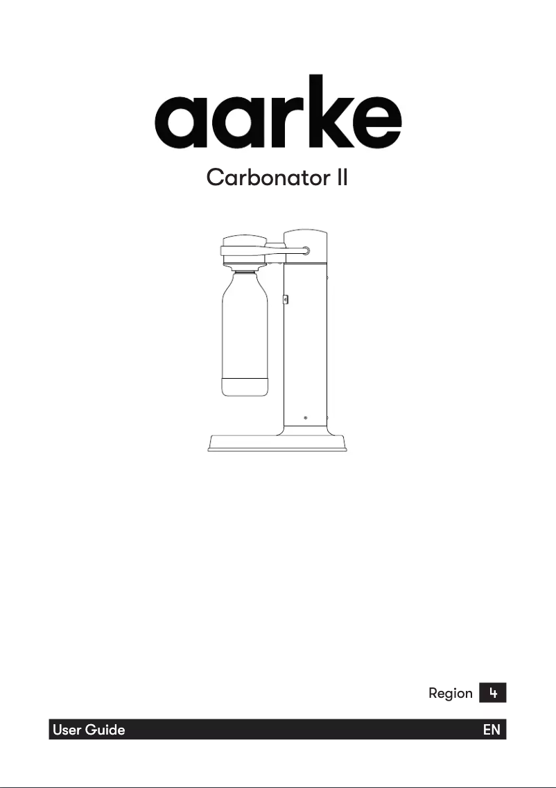 Page 1 de la notice Mode d'emploi Aarke Carbonator II