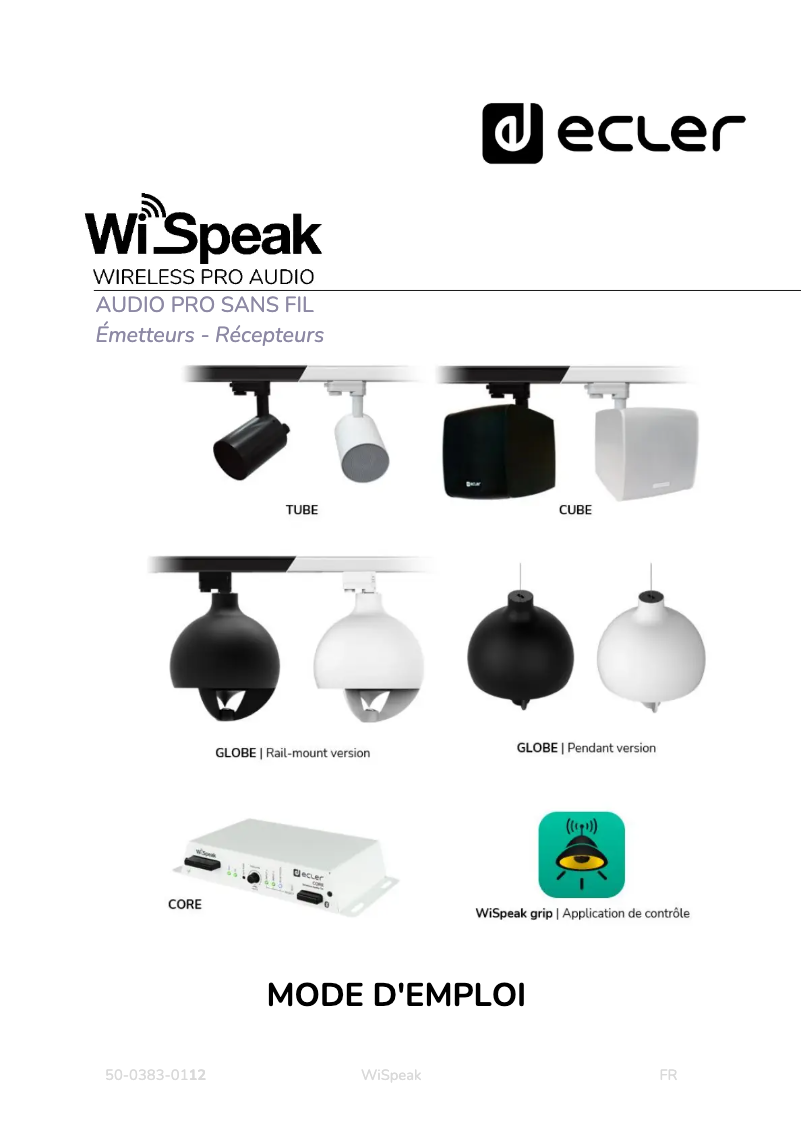 Página 1 del manual Manual de usuario Ecler GLOBE5RM