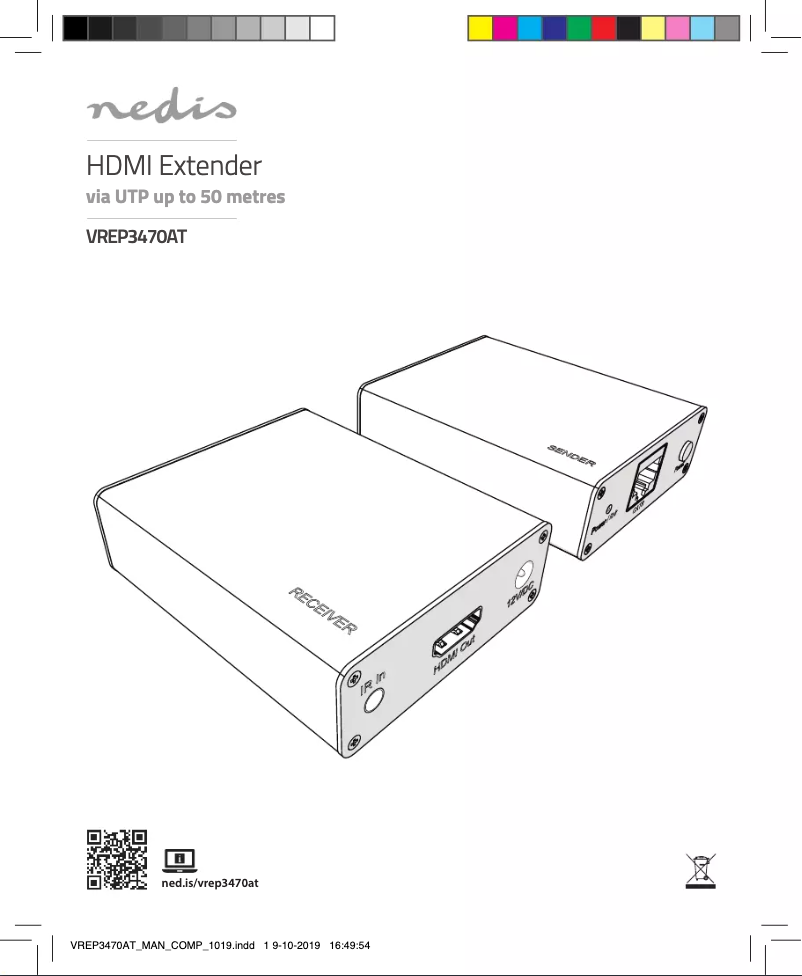 Page n°1 - Manuel utilisateur Nedis VREP3470AT