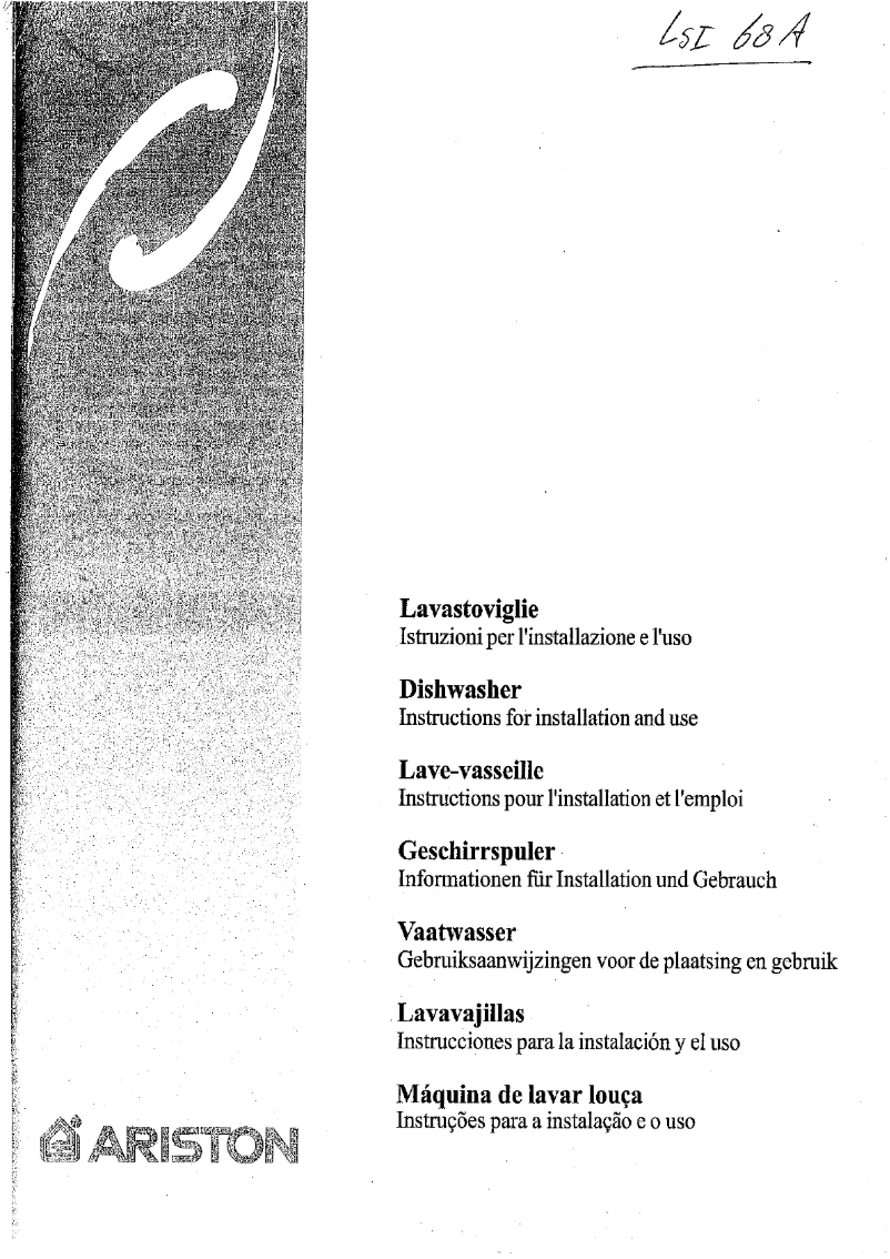 Page n°1 - Manuel utilisateur Ariston Thermo LSI 68 A