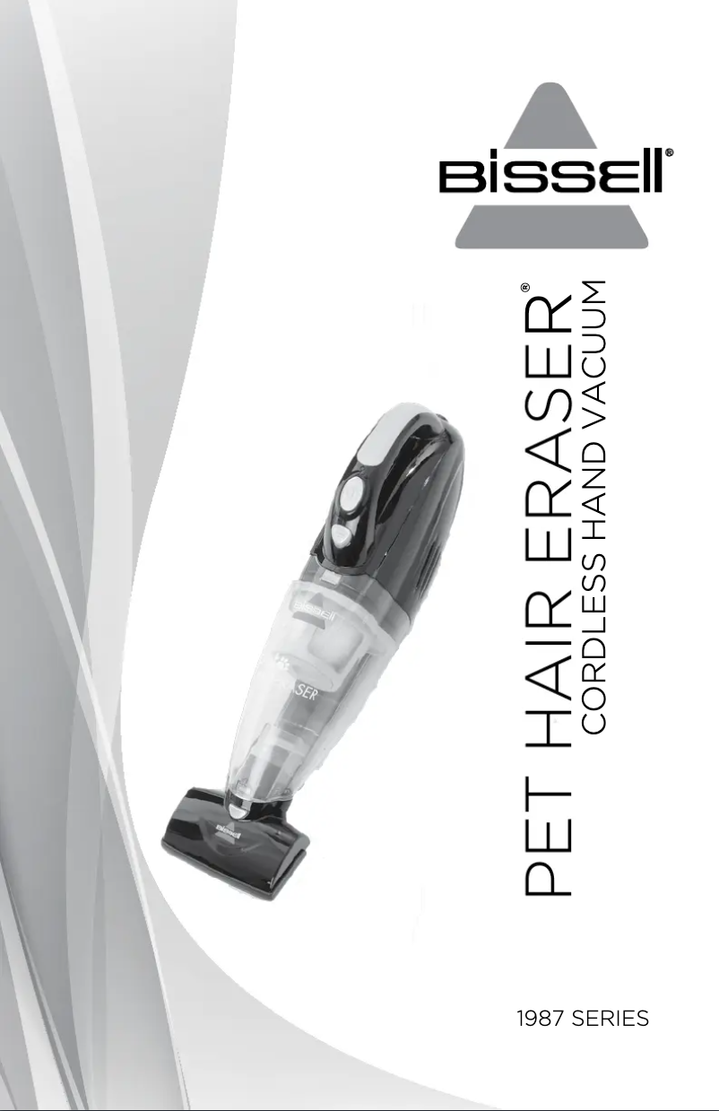 Image de la première page du manuel de l'appareil Pet Hair Eraser