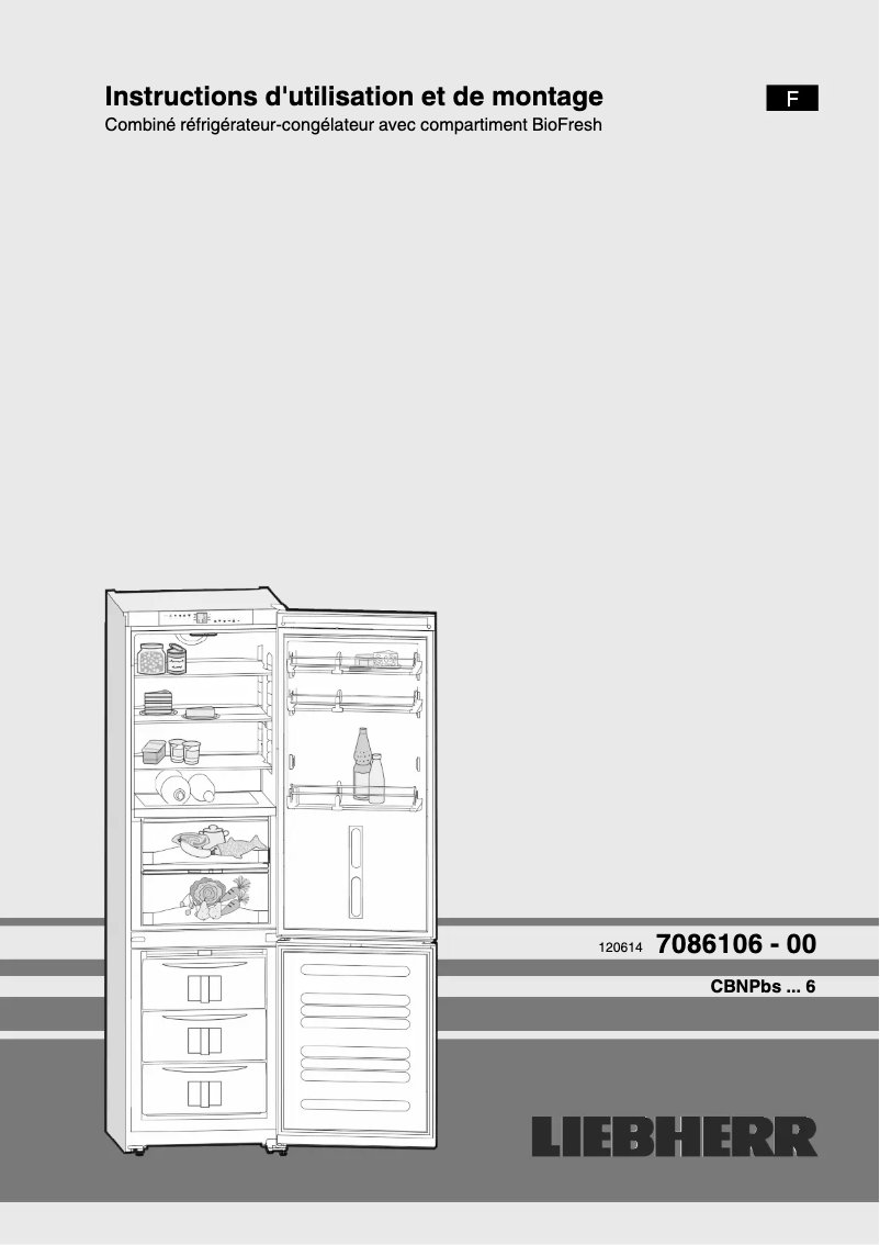 Image de la première page du manuel de l'appareil CBNPbs 3756 Premium BioFresh NoFrost