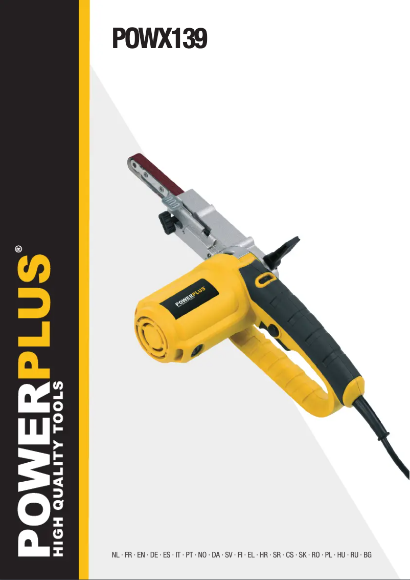 Page 1 de la notice Manuel utilisateur PowerPlus POWX139
