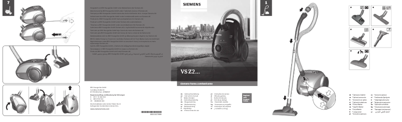 Página 1 del manual Manual de usuario Siemens VSZ2NC101