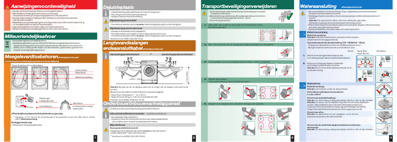 Page 1 de la notice Manuel utilisateur Bosch WAS28741