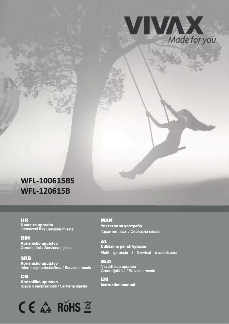 Image de la première page du manuel de l'appareil WFL-120615B