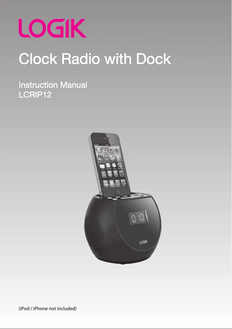 Page 1 de la notice Manuel utilisateur Logik LCRIP12