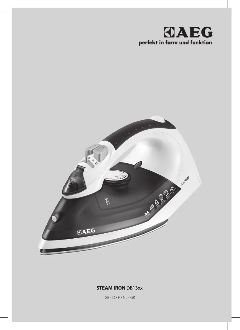 Page 1 de la notice Manuel utilisateur AEG DB1380