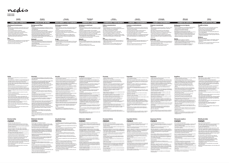 Image de la première page du manuel de l'appareil FUDI212SI30