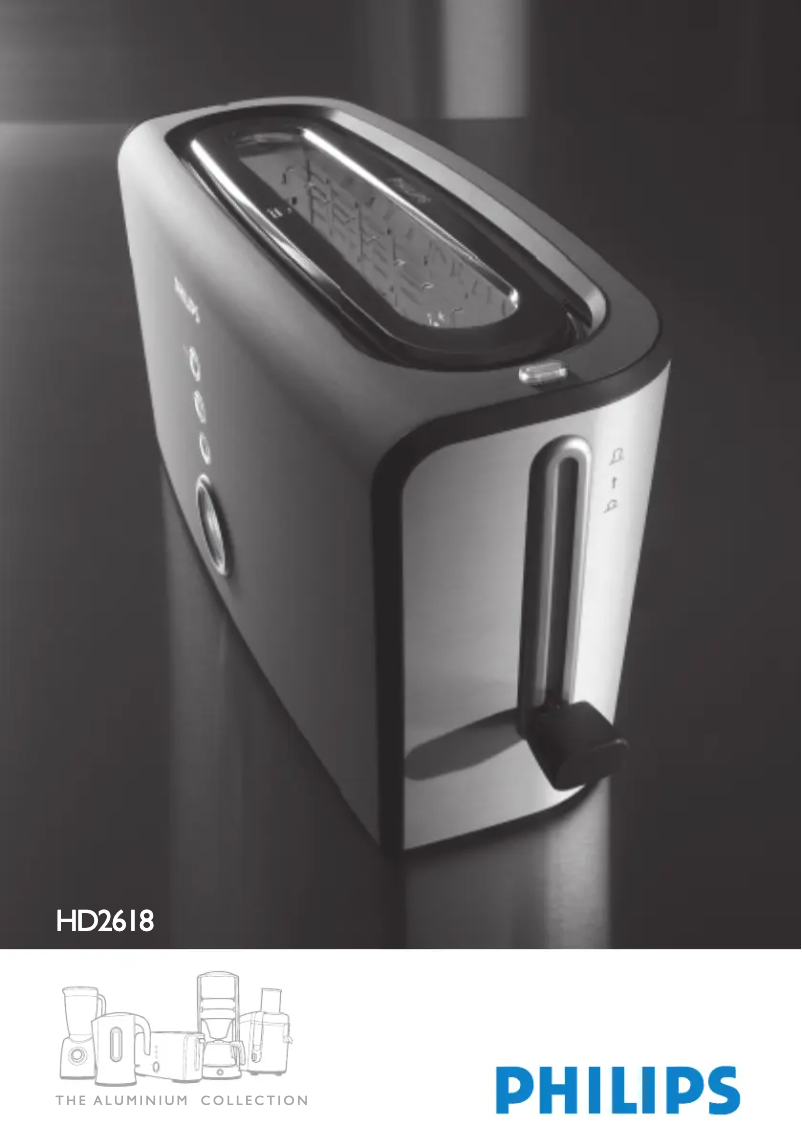 Page n°1 - Manuel utilisateur Philips Aluminium Collection HD2600