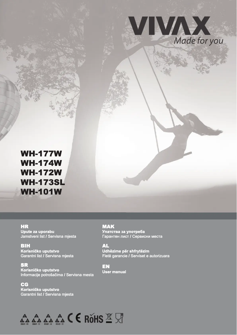 Imagen de la primera página del manual del dispositivo WH-174W