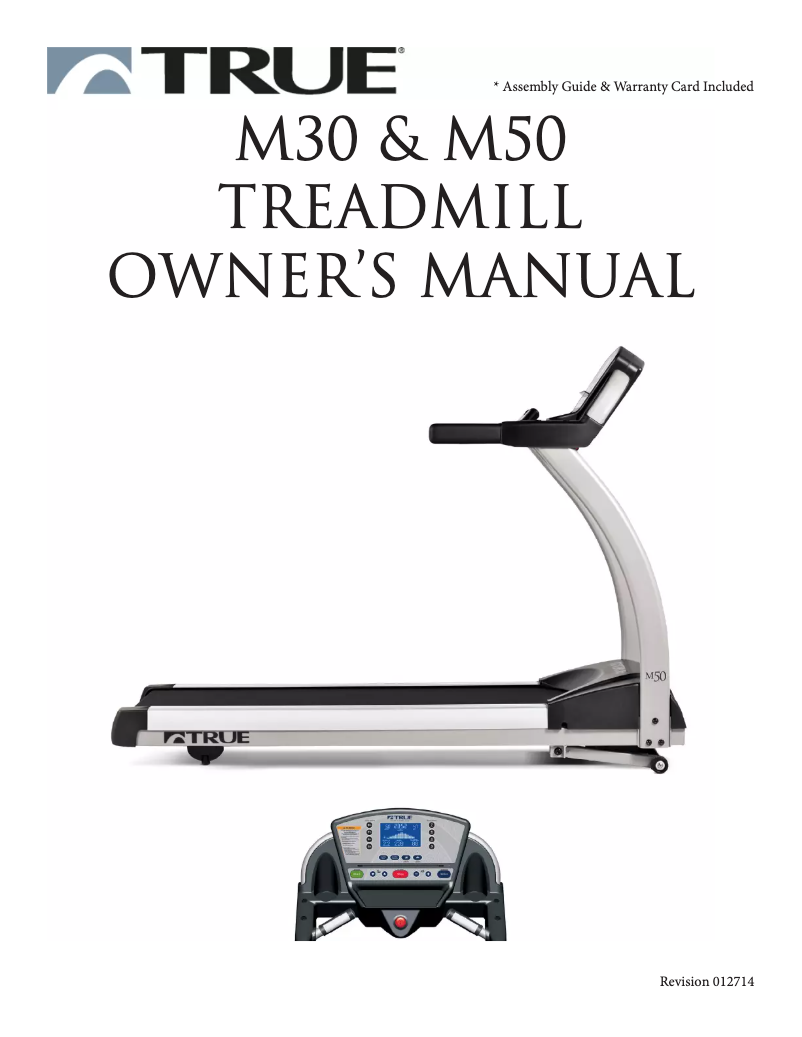 Page n°1 - Manuel utilisateur True M50