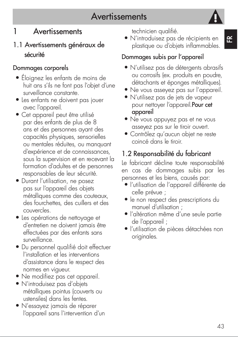 Image de la première page du manuel de l'appareil CPS315X