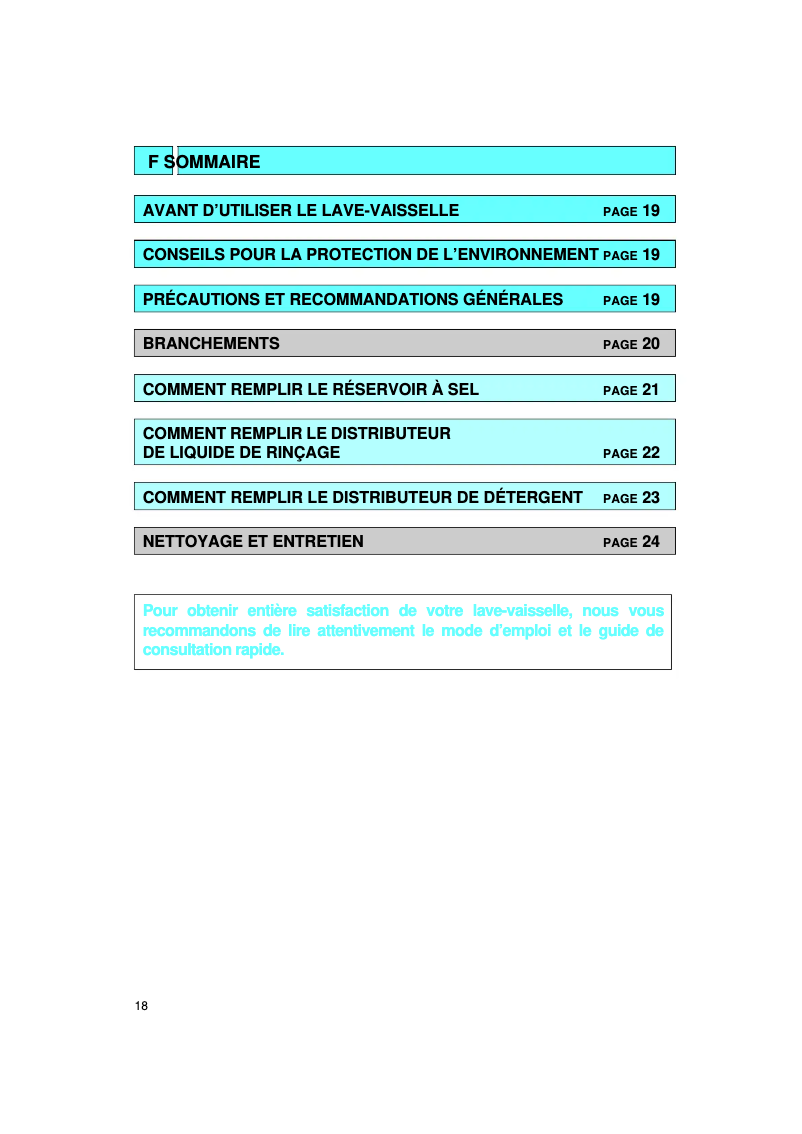 Image de la première page du manuel de l'appareil ADP 692